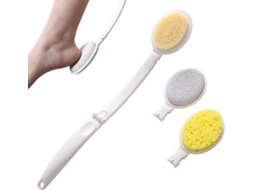 Escova De Banho Para O Corpo, Escova De Limpeza Dobrável | Ergonômica Para As Costas, Ideal Para Casa, Hotel E Viagens