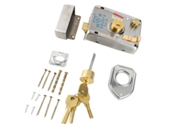 Fechadura de Aro Inox com Cilindro Primerox | S/MARCA