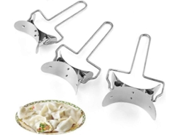 Conjunto de 3 moldes de plástico para fazer empanadas e raviólis, cortador de massa, utensílio de cozinha, presente para confeiteiro.