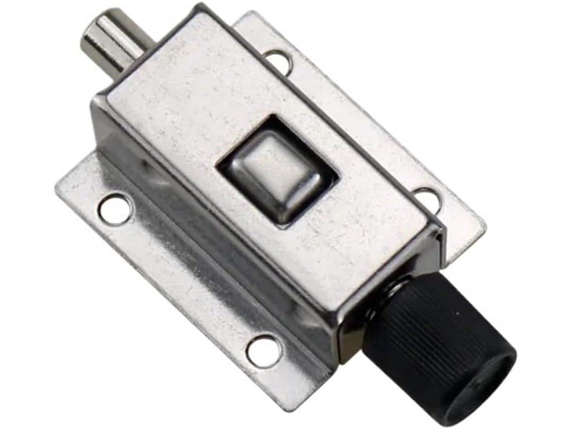 Fechadura Automática De Mola Com Botão Em Aço Inoxidável, Trava Elétrica Industrial Antirroubo Para Porta De Banheiro