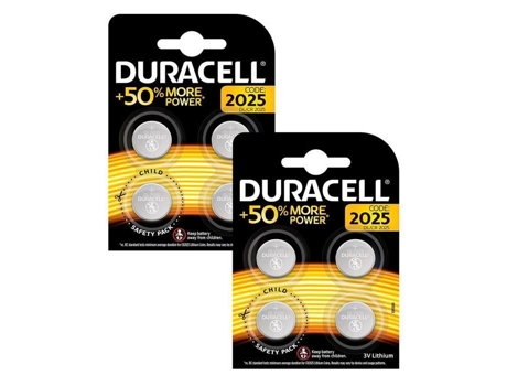 Bateria de Célula Tipo Moeda de Lítio 426Z Duracell Special 2025 3V Pacote com 2 Dl2025-Cr2025 Projetada para Uso em SHLK