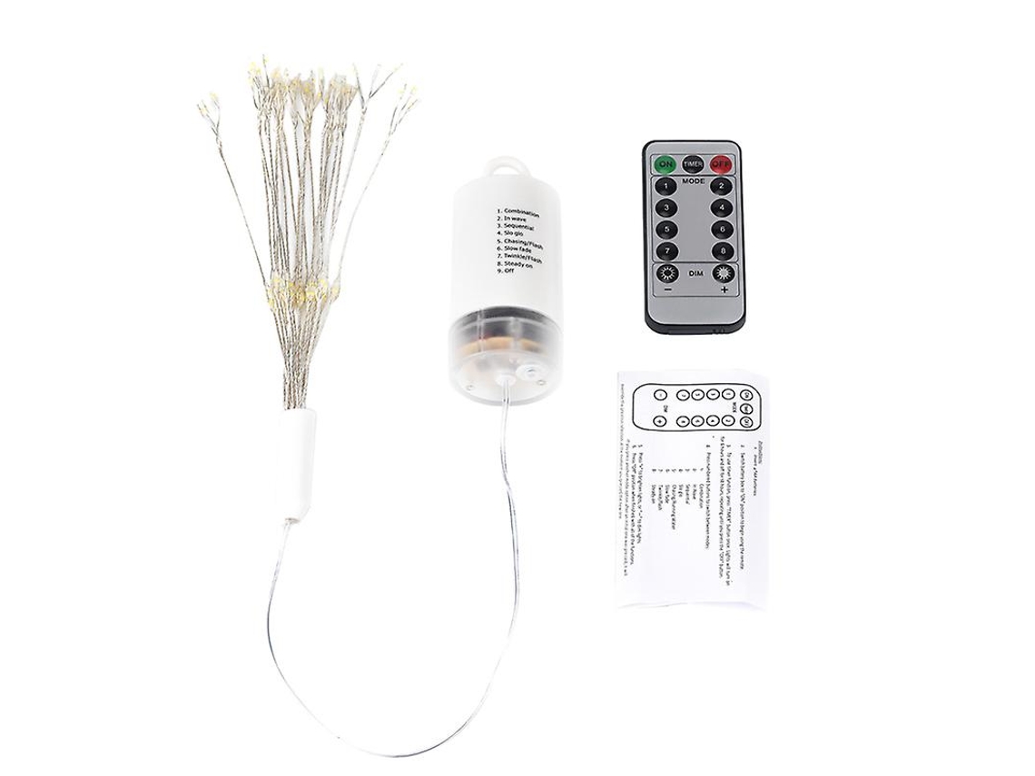 Luzes Em Forma De Fogos De Artifício 120pcs