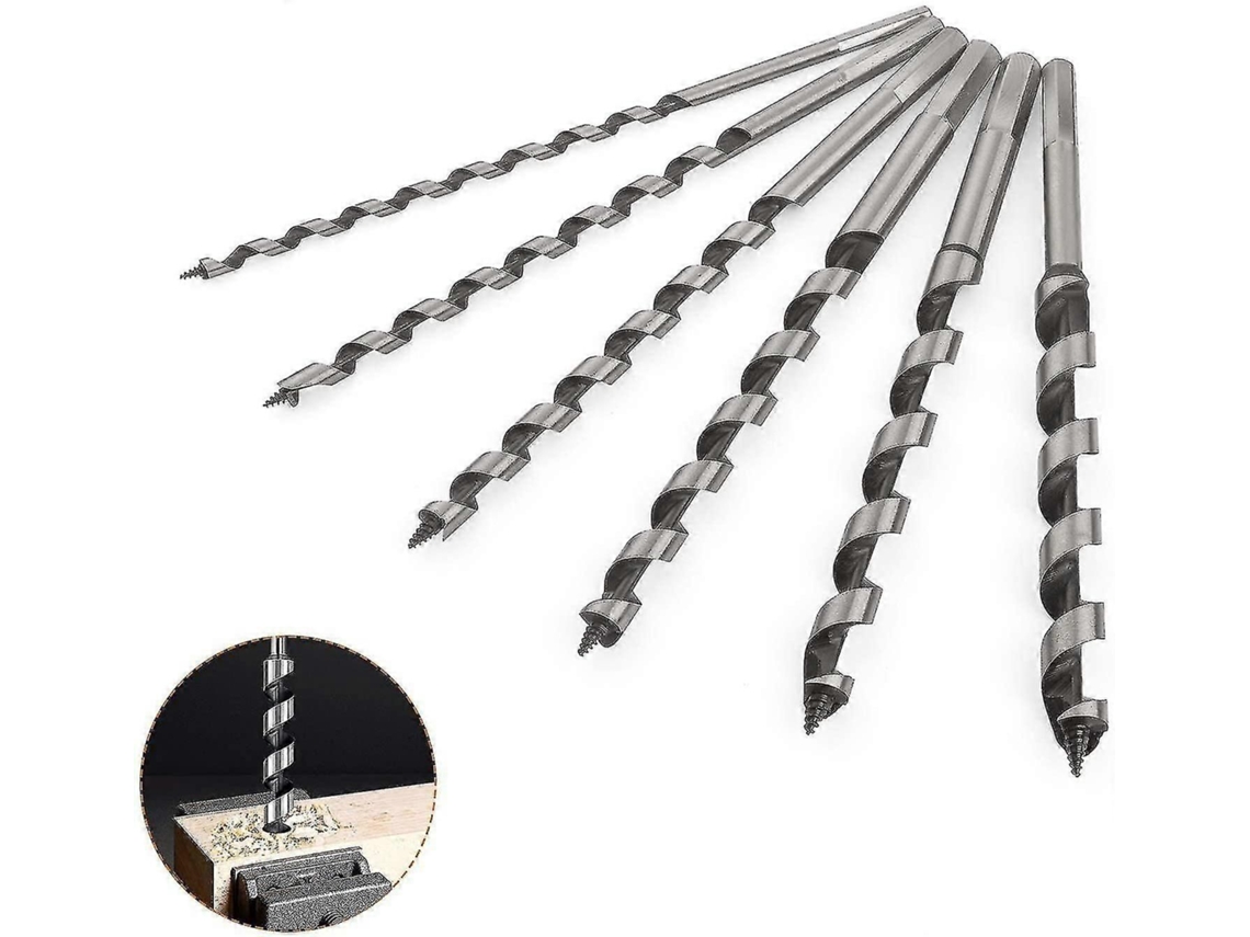 Broca De Madeira Hexagonal 230mm, Conjunto Com 6 Peças