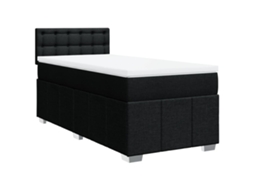 Box Spring Bed, Box Spring Beds Vidaxl Preto Tecido (90  X  200  Cm)