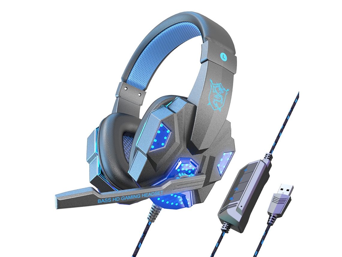Auscultadores Bluetooth TRUMSEN  Sy830 Over Ear Microfone Azul