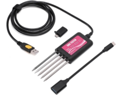 Analisador De Solo Digital Usb 7em 1com Medidor Ph, Npk E Temperatura, Monitor Plantas Para Jardim