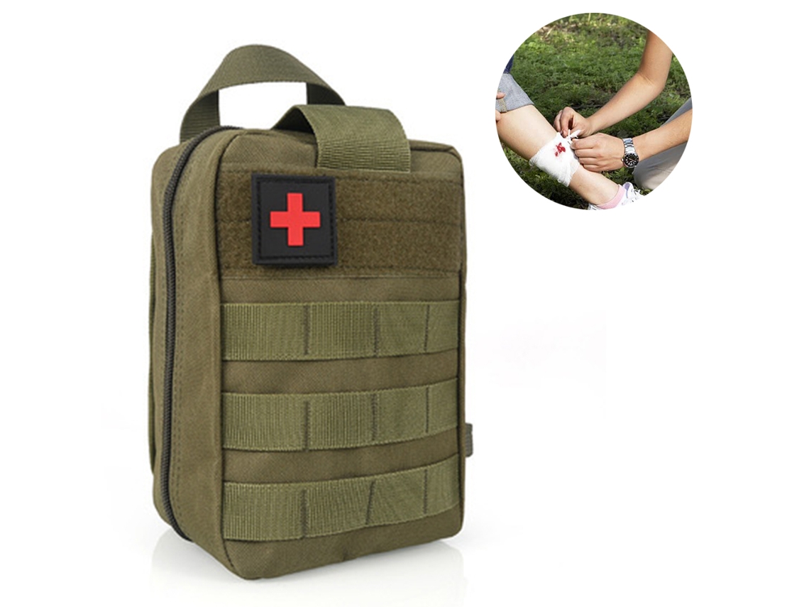 Bolsa Kit De Primeiros Socorros Bolsa De Emergência Tática Bolsa Médica Não Contém Nenhum Material Médico Verde Militar ZMDECQNA