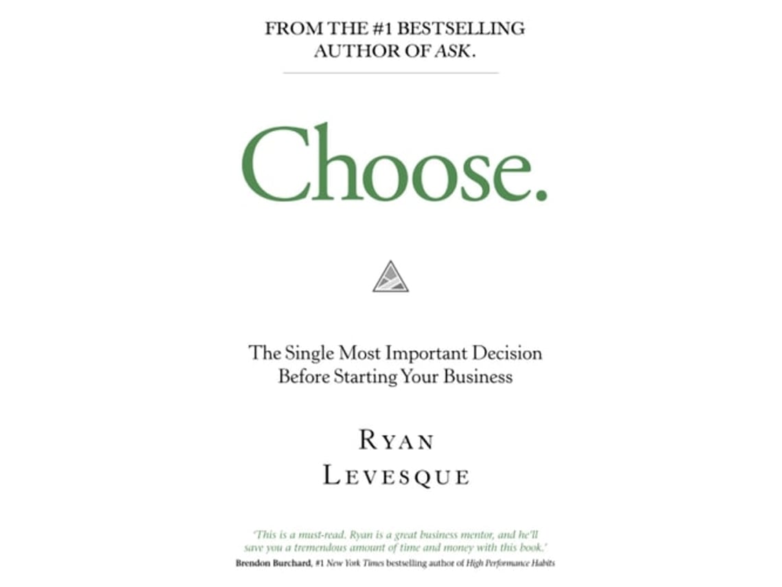 Livro Choose De Ryan Levesque (inglês)