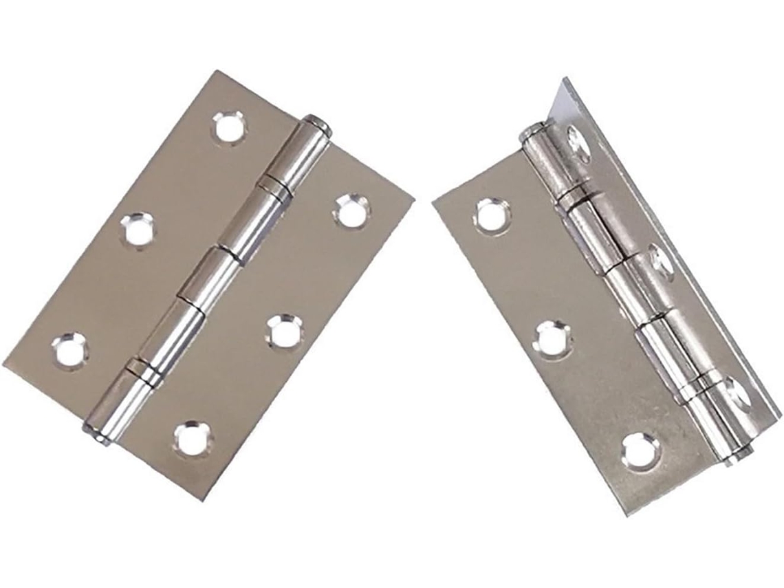 Dobradiças Para Portas, Conjunto De 2 Aço Inoxidável 3 Polegadas