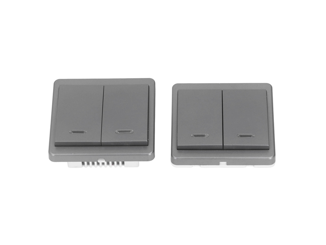 Interruptor Inteligente Sem Fio De 2 Tomadas Ip66