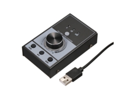 Botão De Controle De Volume Usb Multimídia, Controlador De Metal Com Função Mudo Integrada, Ajustado Gokoco
