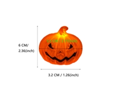 Laxiscreed Abóbora Lumiosa De Halloween Com Luz Encantada Para Decoração E Presentes
