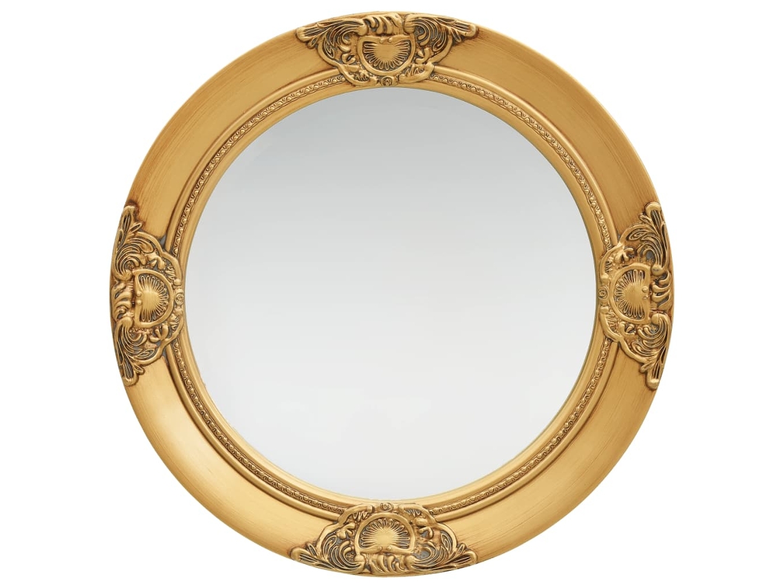 Vidaxl Espelho De Parede Estilo Barroco 50 Cm Dourado