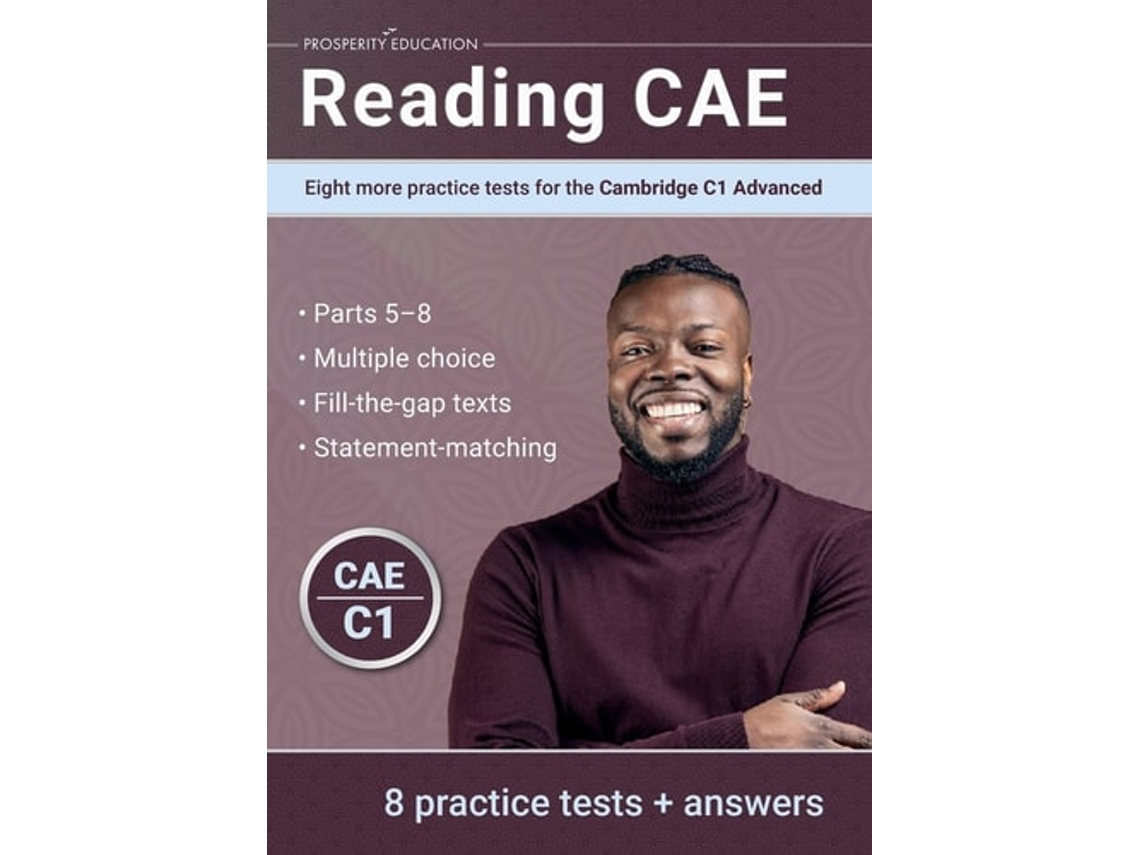 Livro Reading CAE Eight more practice tests for the Cambridge C1 Advanced de Prosperity Education (Inglês)