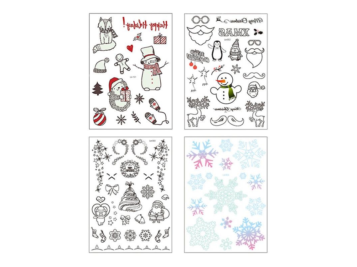 4pcs Adesivos De Festa Allinless