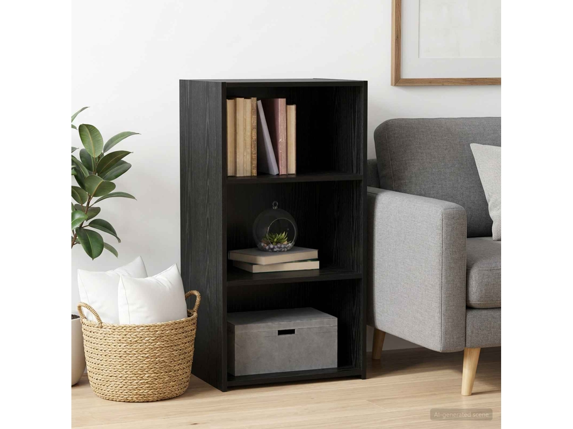 Vidaxl Buffet Carvalho Preto 50 X 41 X 93 Cm Derivados De Madeira