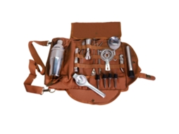 Conjunto Completo de Utensílios de Bar em Aço Inoxidável para Mixer, com Bolsa de Tecido.estilo 9 YUNZII