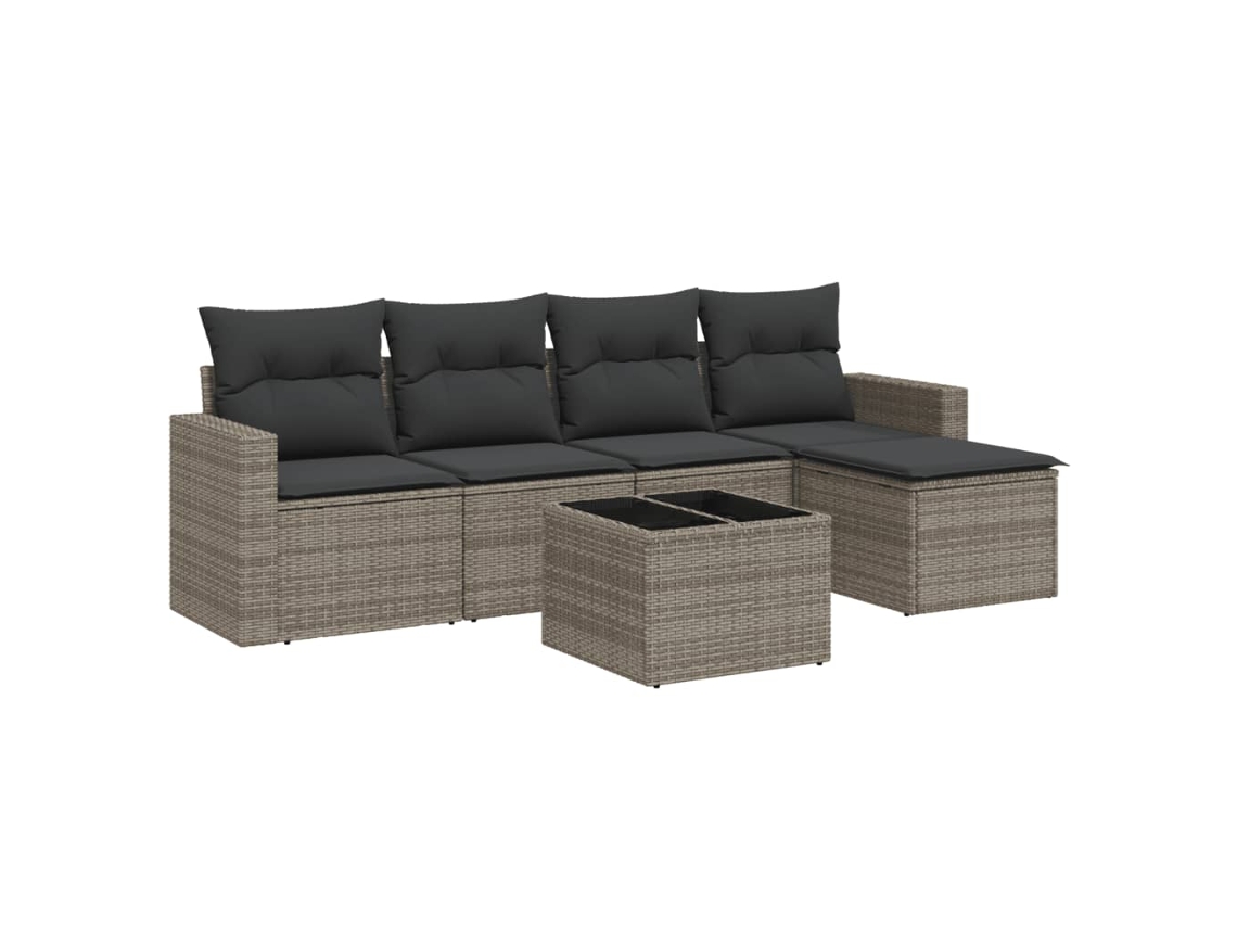 Garden Sofa Set, Garden Sofa Sets Vidaxl Cinzeto Rattan / Vime (n/a)