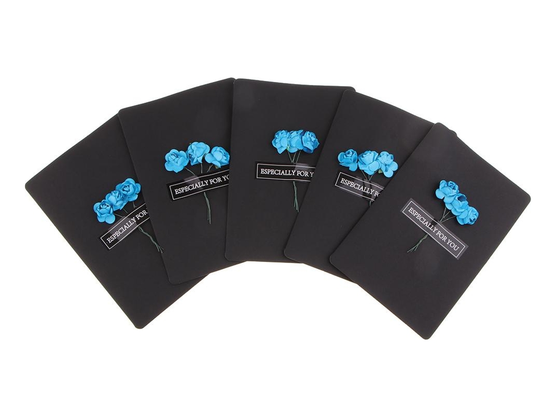 Pacote com 5 caixas de papel kraft, convite seco, Umslowmoose