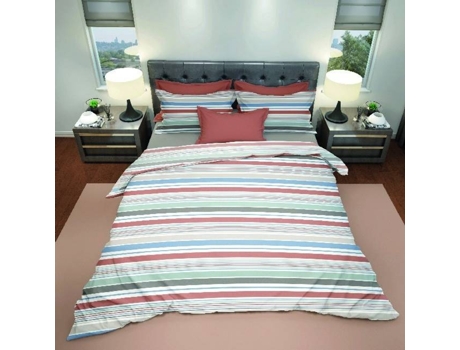 Roupa de Cama  Lucas Multicor (240 x 290 cm - 170 x 200 cm - 52 x 82 cm)
