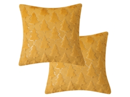 2pcs Capa de Almofada Natal Decorativa Plush 40x40cm Case para Sala Quarto Decoração
