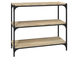 Estante Derivados de Madeira e Aço Carvalho Sonoma MAISON EXCLUSIVE (80x33x70,5 cm)