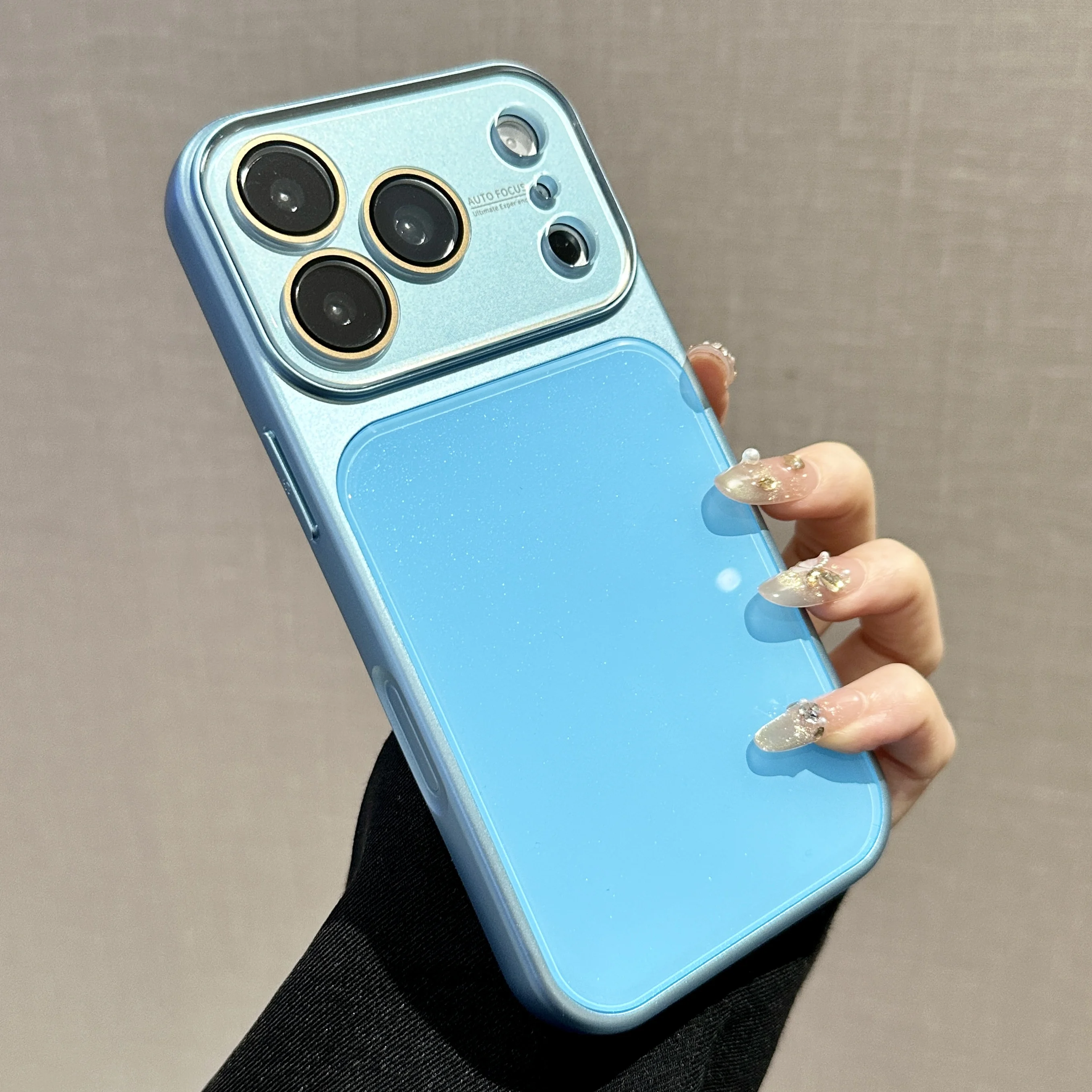 Capa Para Celular (iphone 17 Pro Max) Céu Estrelado Brilhante, Capa Protetora Com Moldura Resistente A Impactos