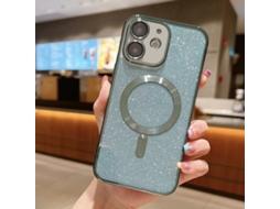 Capa De Tpu Para Iphone 11 - Glitter - Acabamento Eletroplástico - Magsafe