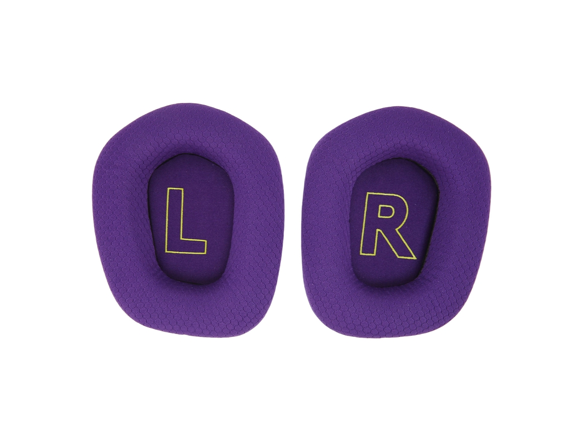 Cuscas Mali de Ouvido Respiráveis, Confortáveis, Elásticas, para Logitech G733, Roxo