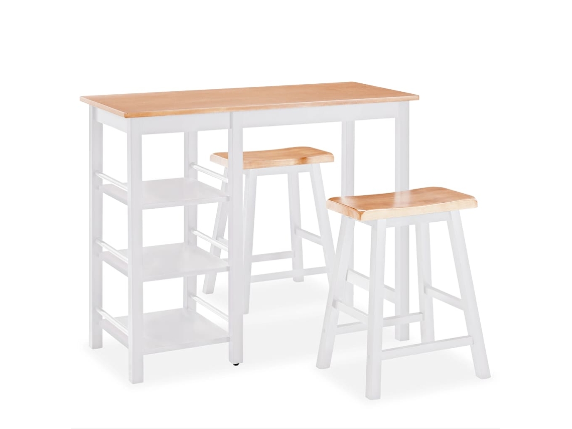 Bar Set, Bar Sets Vidaxl Branco Mdf