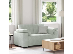 Vidaxl Sofá-luvas 160x77x82 Cm Veludo Cinzento-claro