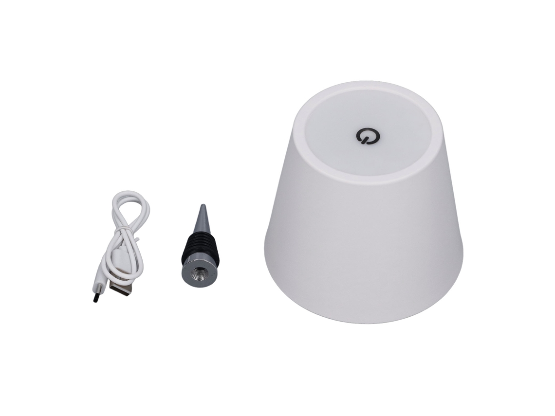 Lâmpada de Mesa de Acrílico Flor Eterna S/MARCA