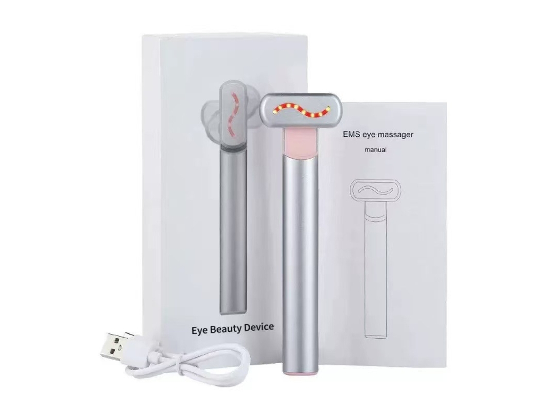 Dispositivo Beleza Facial e Ocular Ems + Luz Vermelha + Calor, Portátil Recarregável, Rejuvenesce Pele Delicada Dos Olhos STELASPLEN
