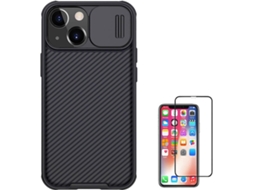 Capa + Película Motorola Moto G30 Nillkin Camshield Preto