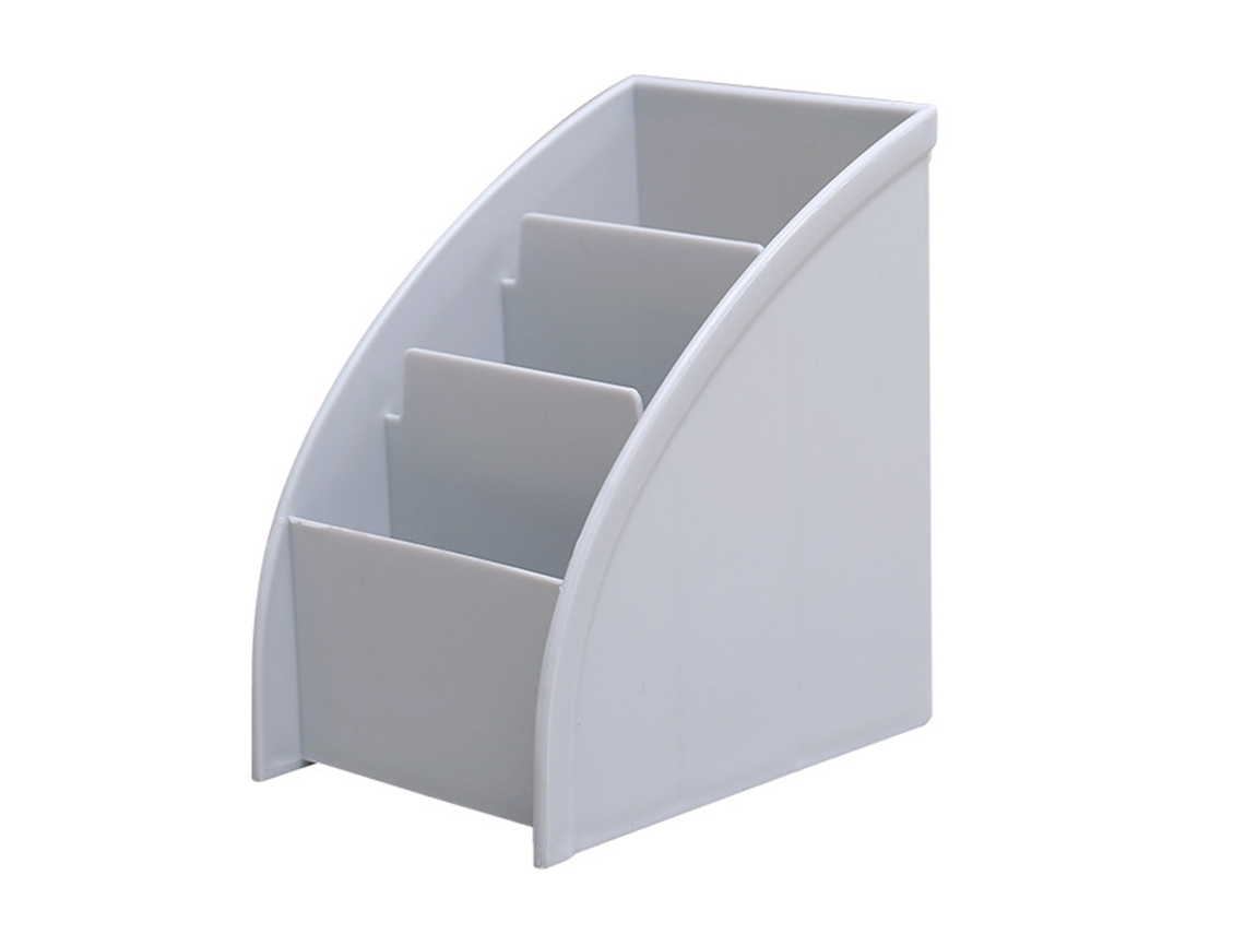 Organizador de Mesa para Maquiagem e Cosméticos, Suporte para Itens de Escritório e Materiais de Escritório, Formato Trapezoidal BRILVIBERA