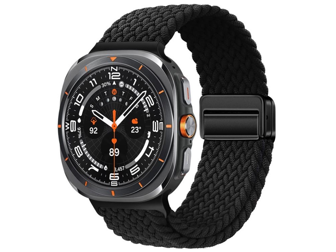 Bracelete para Samsung Galaxy Watch Ultra Couro Genuíno com Fivela Rebitada (47mm) XIAOMOYU