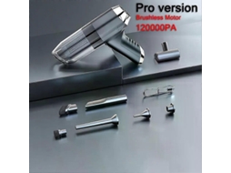 Aspirador De Pó Automotivo 3 Em 1 120000pa, Potente, Robô Aspirador De Pó Sem Fio, Para Casa, Carro, Uso Duplo, Mini Aspirador De Aquaforge