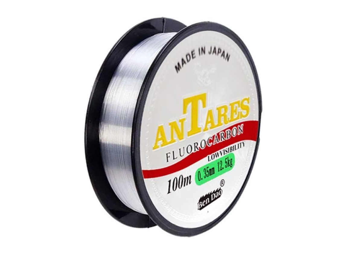 Fluorocarbonbelagd 0,35 Mm Superstark Monofilament Nylonfiskelina, 100m AQUAFORGE