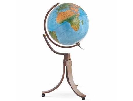 Globo terrestre luminoso em suporte Ø 50 cm - Emily Blue Atmosphère