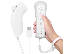 Mando Y Nunchuk De Repuesto Para Wii/wii U (blanco)