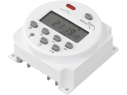 Interruptor Temporizador Digital De 12v Com Visor Lcd 16a