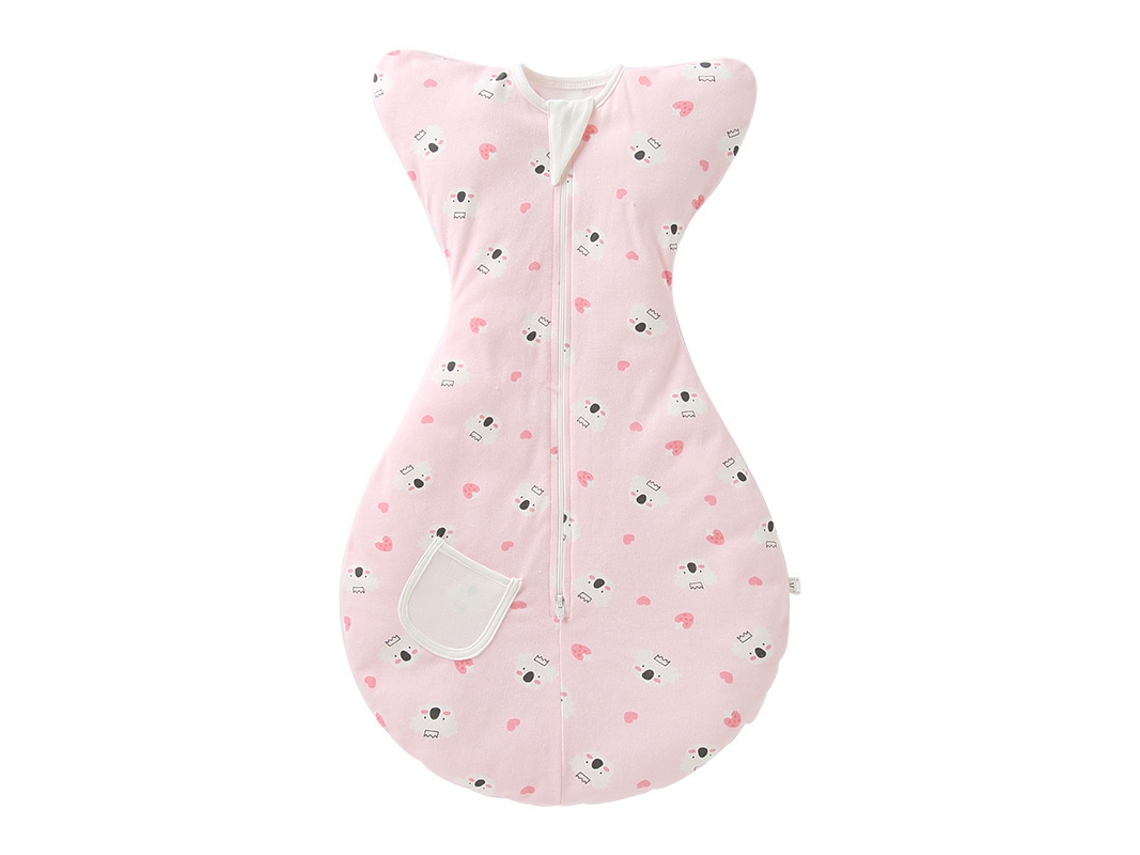 Saco De Dormir Bebé Algodão Transição Swaddle 9 Meses - Ursinho - Eifson