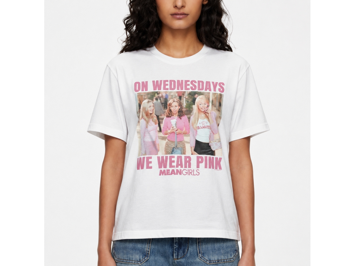 Rockinstone Mean Girls On Wednesdays White T-shirt Size:xxxl