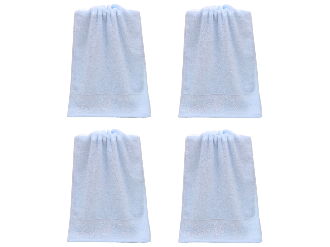 Toalha NEVEANCE Lavagem Rosto Espesso Necessidades Azul (34x75cm)