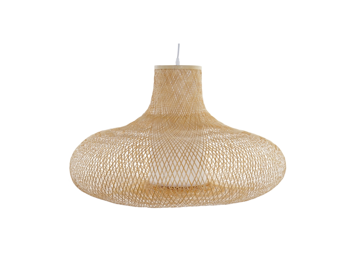 Luminária de Teto em Bambu Natural 75x75x48cm ALEXANDRA HOUSE LIVING