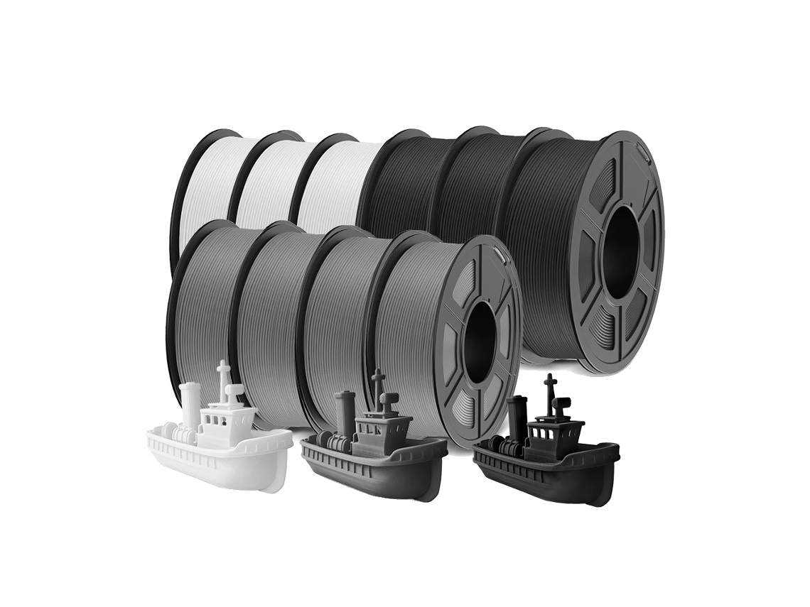 Filamento De Impressora 3d, Pla Matte, 1,1kg,pla Matte 3bk3gy4wt Oem