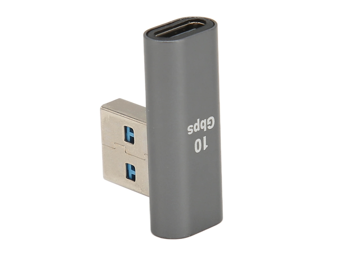 Aetheria adaptador Usb3.0 Macho para Usb C Fêmea de Ângulo 90 Graus para Laptop Celular Pc