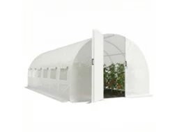 Estufa túnel com suportes, portas, janelas, DECORALAR TECH