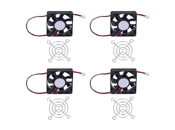Ventoinha Resfriamento Mínima Silenciosa 12v 4pcs Anti poeira