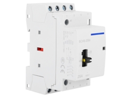 Contator Residencial 24v 25a 4p Com Interruptor Manual